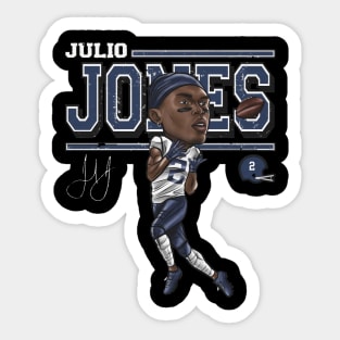 Julio Jones Tennessee Cartoon Sticker